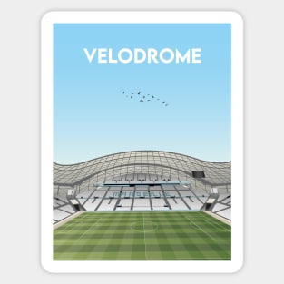 Stade Velodrome Illustration Sticker